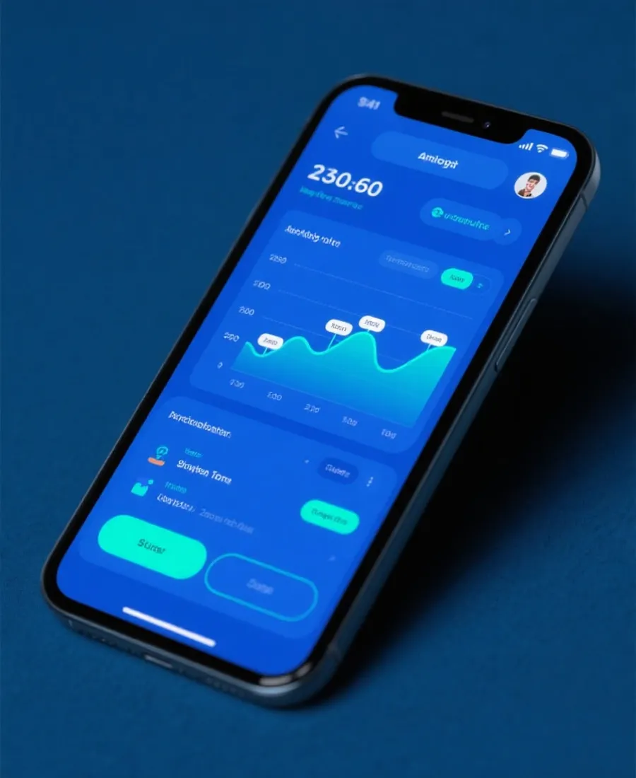 体育数据移动端展示示意图